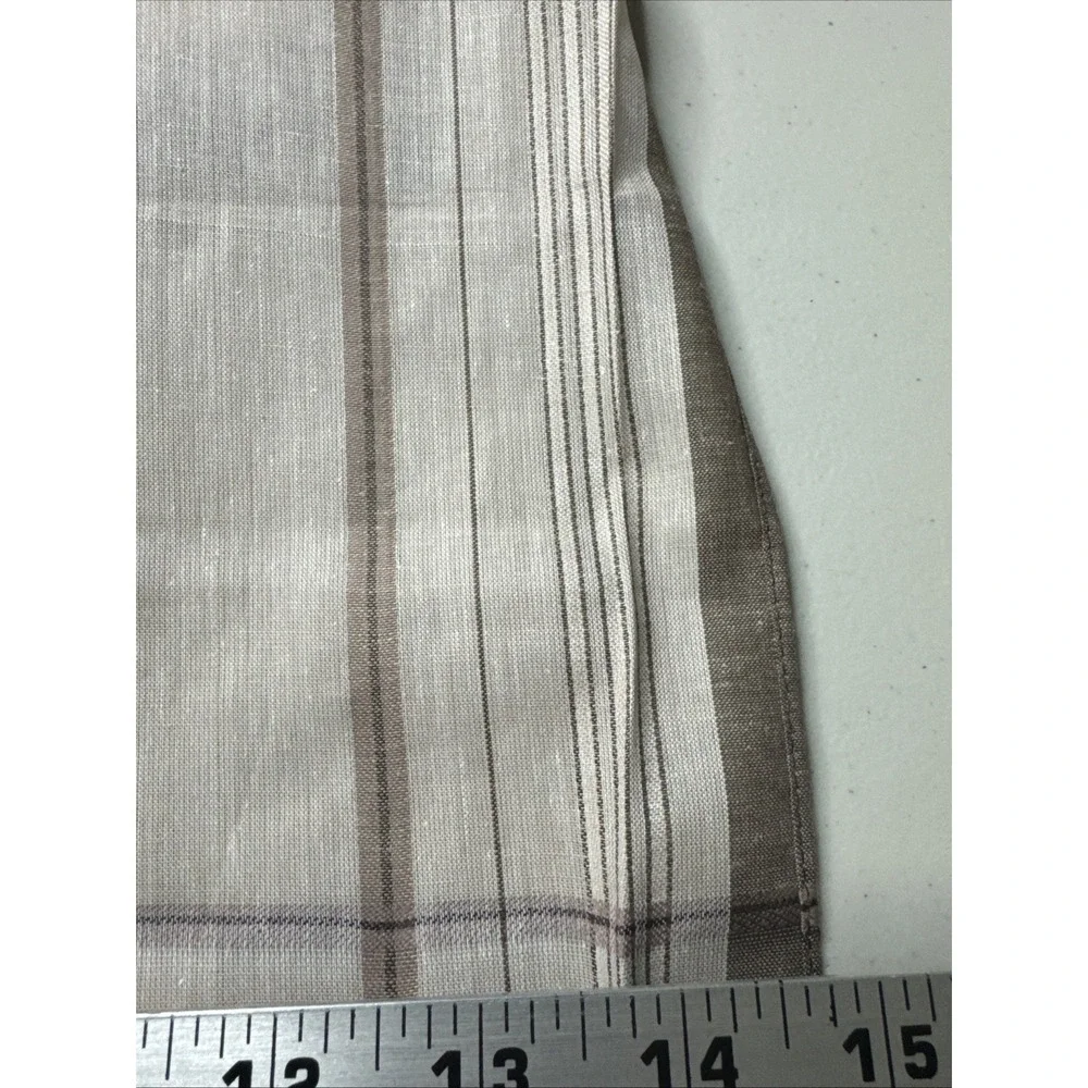 VTG! ALFREDO VERSACE Multicolor Plaid Handkerchief 15